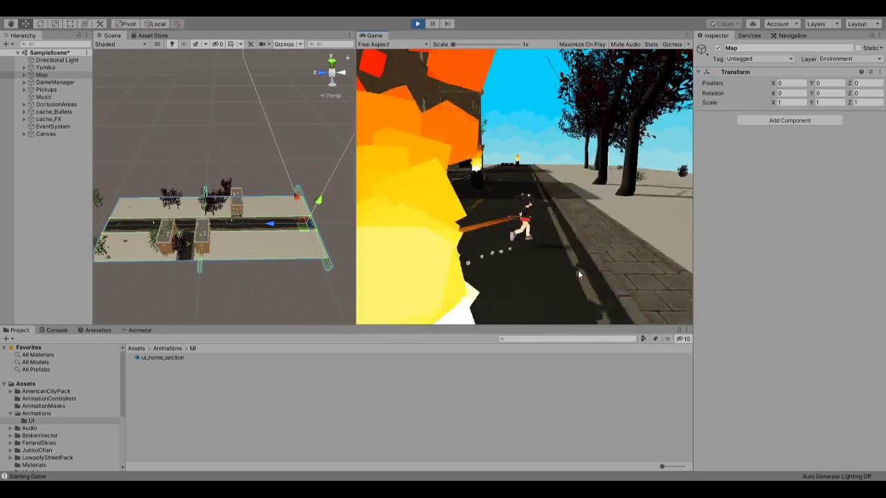 Unity3D - Procedural Generation Infinite Runner with Flocking 1 - YouTube