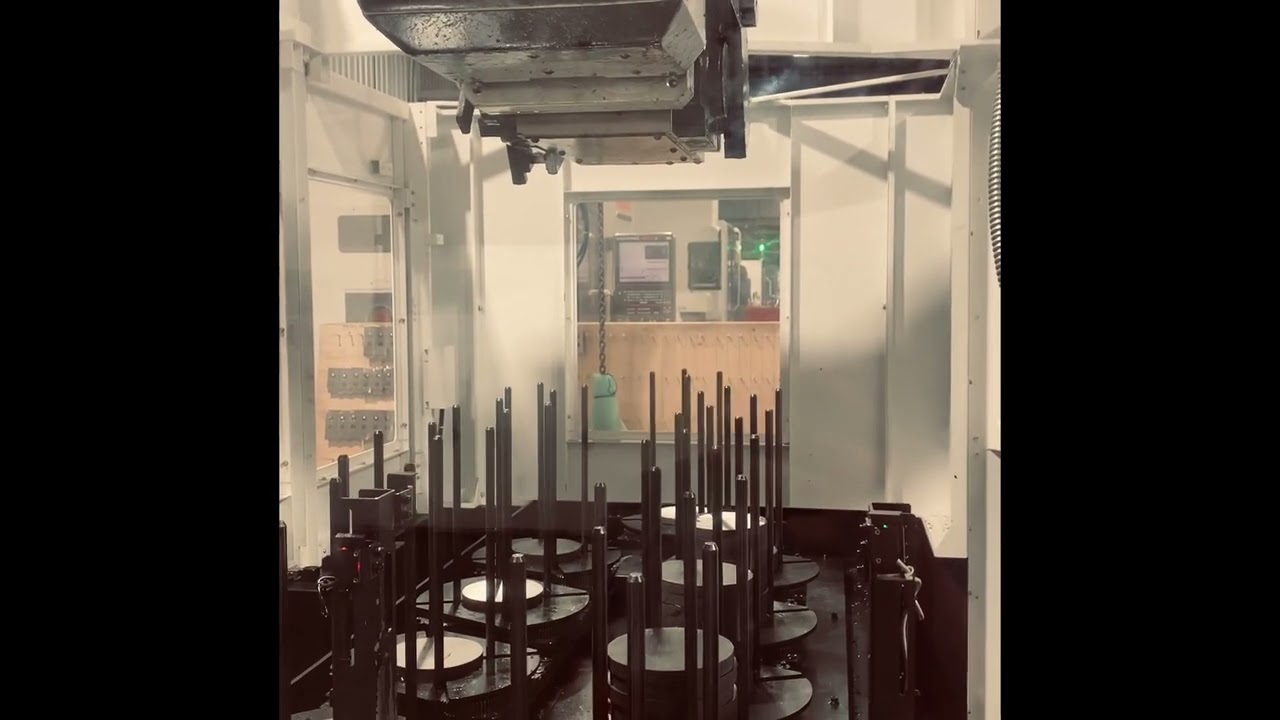 Mazak Multiplex w-300Y w/ GL 100 gantry loader . Left/right integral spindle