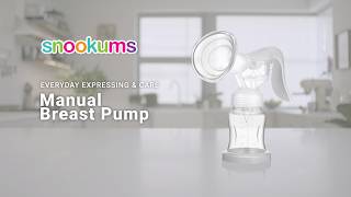 How to Use a Manual Breast Pump | Snookums Manual Breast Pump