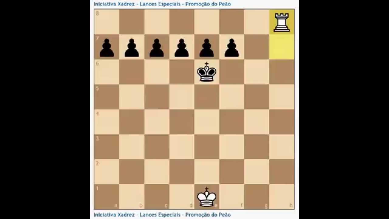 Realizando a vantagem de um peão do final do jogo de Xadrez - Casa