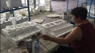 cold glue assembly apply in lost foam casting