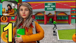 High School Girl Life Simulator - Gameplay Walkthrough Part 1 All Levels ( Android,iOS ) screenshot 3