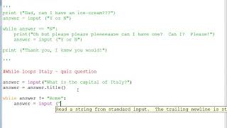 Using While Loops in Python Part 2