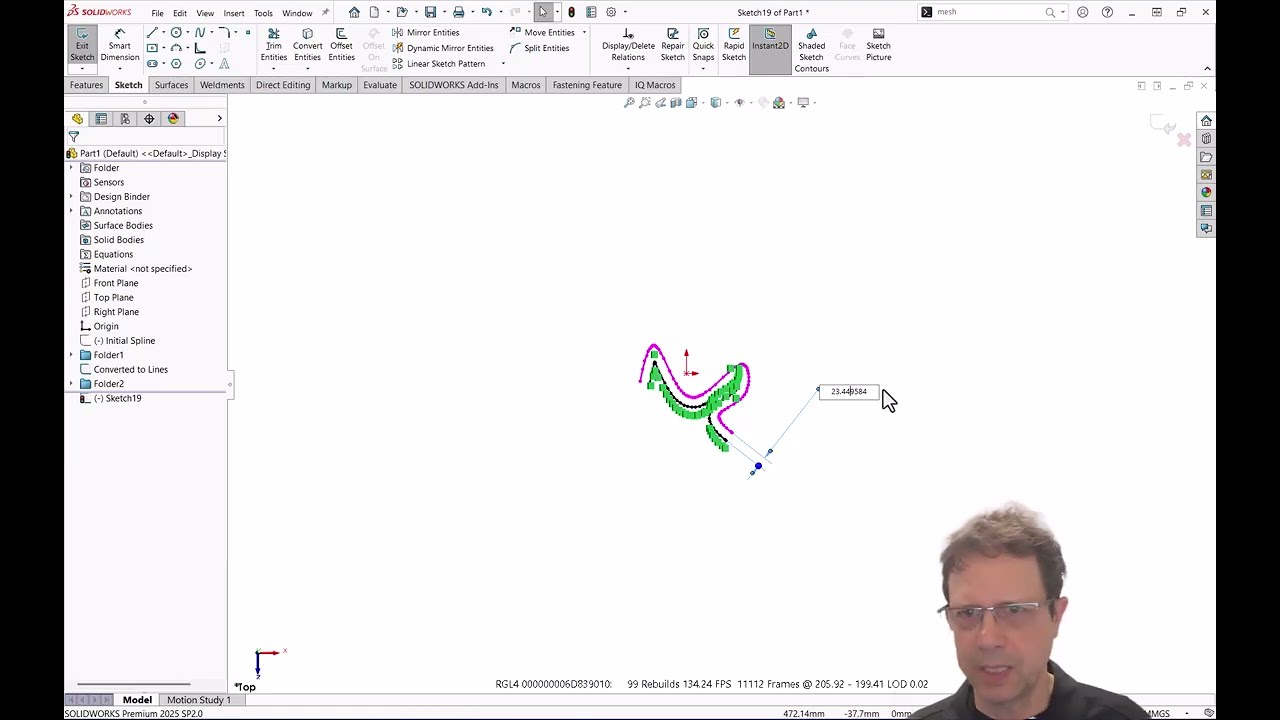 How to Convert Splines to Line Segments