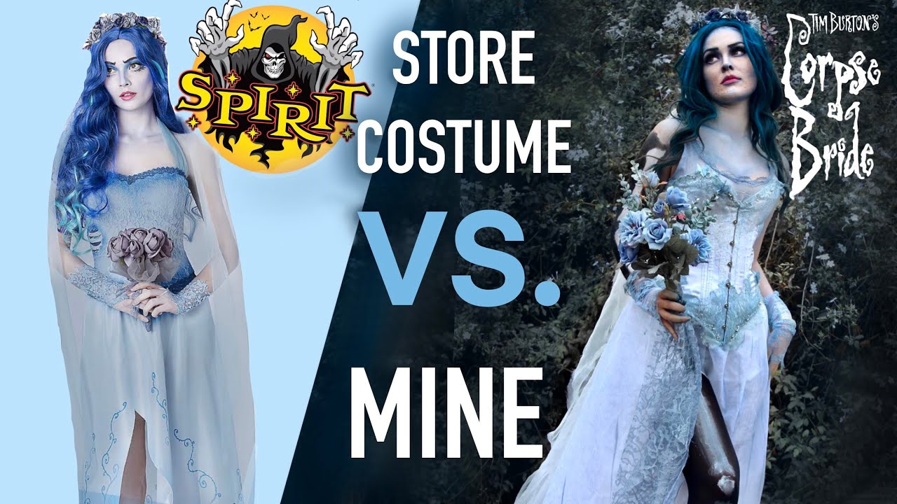 Spirit Halloween VS. My Corpse Bride Costume