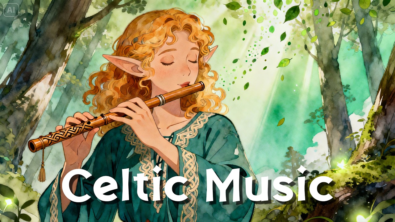 Celtic Music – Walking Through the Ancient Forest / Relaxing Folk Ambience