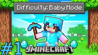 I Tried the Baby Mod in Minecraft! (Hilarious Mini Adventure) screenshot 5