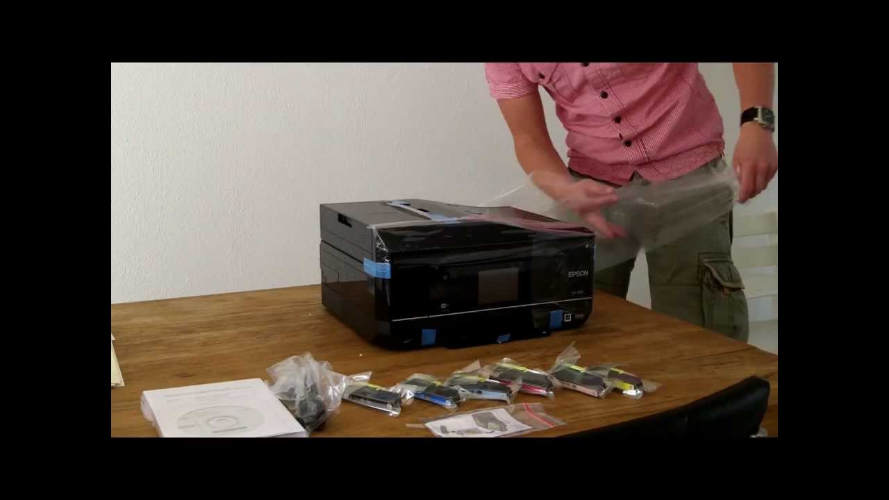 unboxing Epson XP850