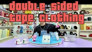 Double sided sticky tape body,double sided fabric to skin tape,double sided adhesive cloth
