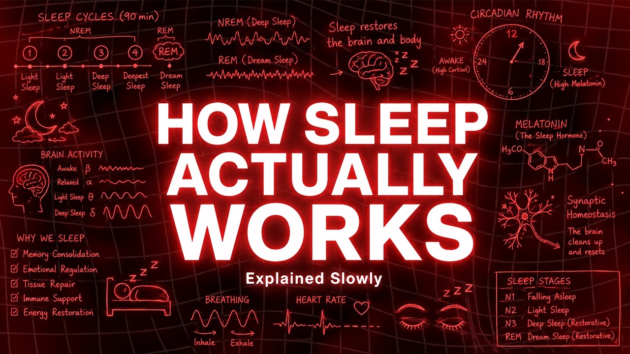 Every Confusing Thing About How Sleep Actually Works Explained Slowly (For Sleep)