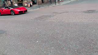 Ferrari spotted in Glasgow city centre