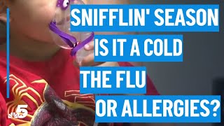 Flu cases are up. Pollen is up. But is what you're feeling a cold, flu or just allergies? | NBCDFW