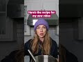 Here’s the recipe for my new video Baby Don’t #newsong #cooking