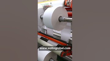 Thermal Label Jumbo Roll Slitting/www.sailinglabel.com #label #machine #quality #factory #sailing