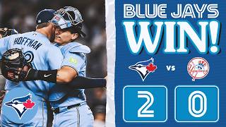 Blue Jays bullpen blanks Yankees to earn series split!