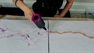 SOFT AND DELICATE DYPTICH DUTCH POUR/Color Base Coat/Lavender, Grey, Rose Gold/MUST SEE RESULTS #54 screenshot 1