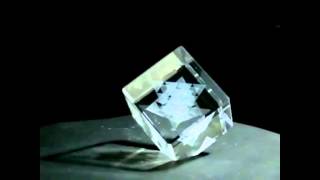 Ready 3d Laser Magen Davind David shield engraved in glass cube CCC