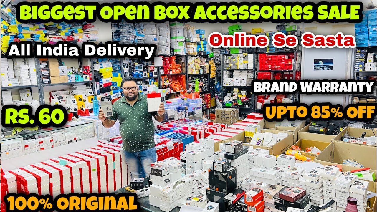 Biggest Open Box Accessories🔥 | Rs. 60😱 | Upto 85% OFF🔥 | Brand ...