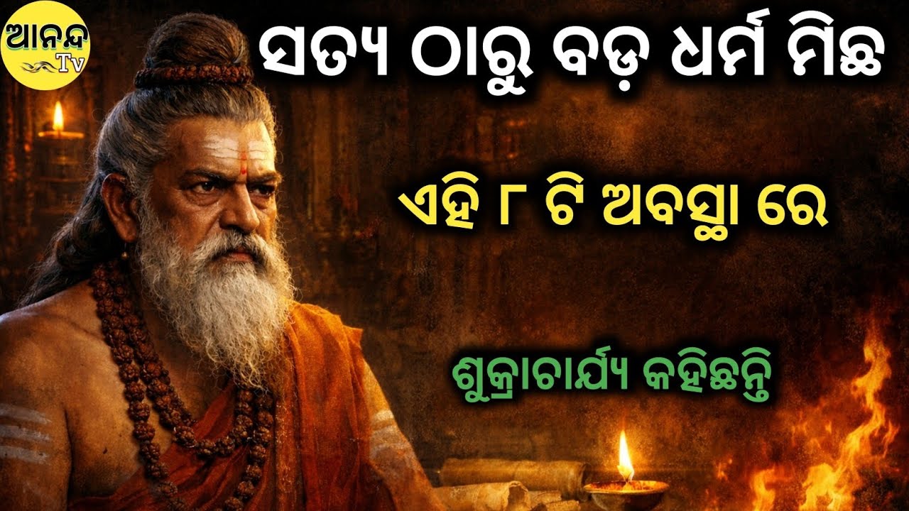 ଶାସ୍ତ୍ର କେଉଁଠି ମିଛକୁ ଅନୁମତି ଦେଇଛି | Sukracharja Niti in ଓଡ଼ିଆ | ମିଛ କହିଲେ କେବେ ପାପ ହୁଏନି? Motivation
