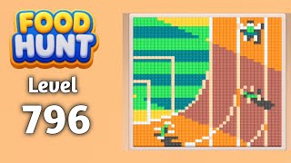 Food Hunt Pixel puzzle level 796 walkthrough solution gameplay 