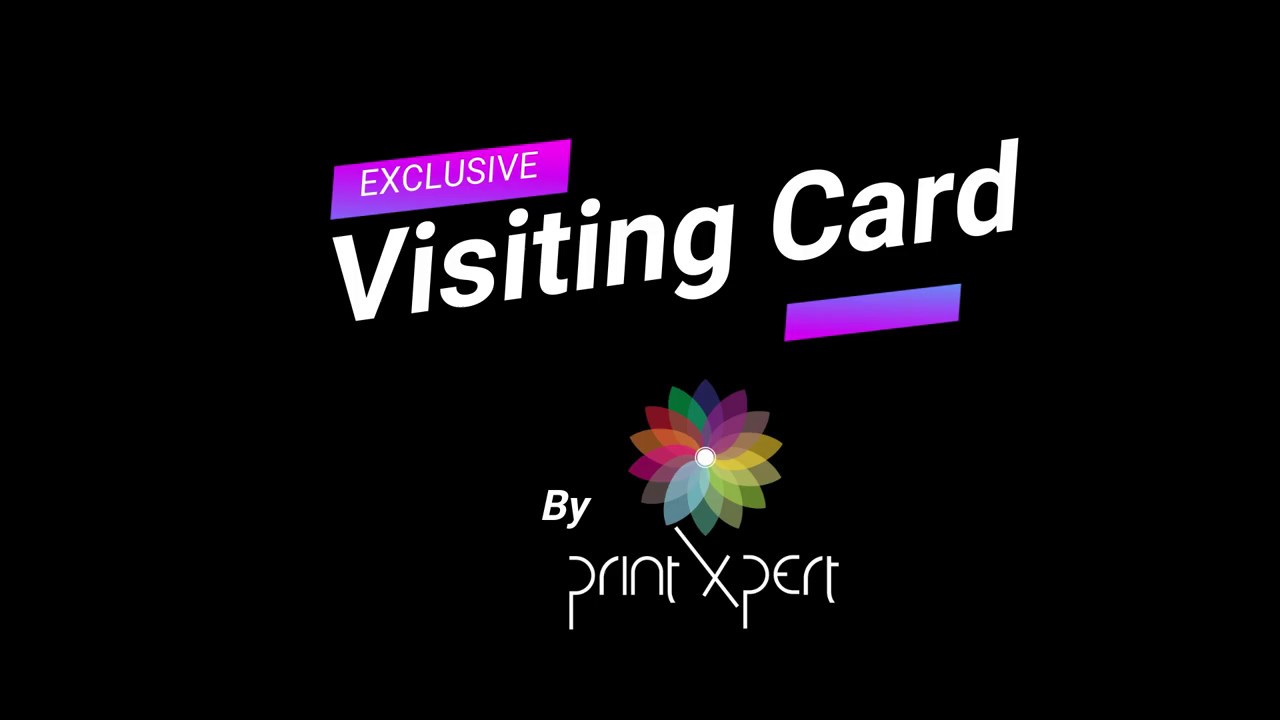 Exclusive Business Cards by Print Xpert YouTube