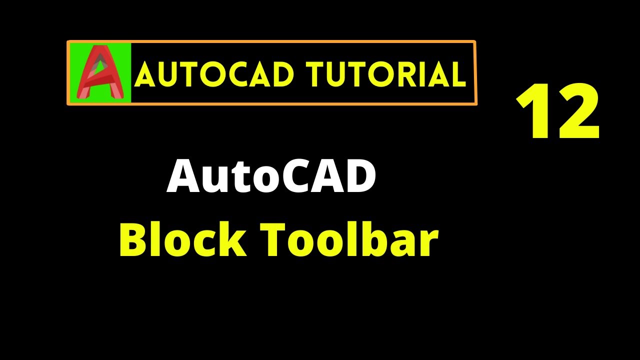 AutoCAD  Block Toolbar || AutoCAD Block Command || Bangla Tutorial ||