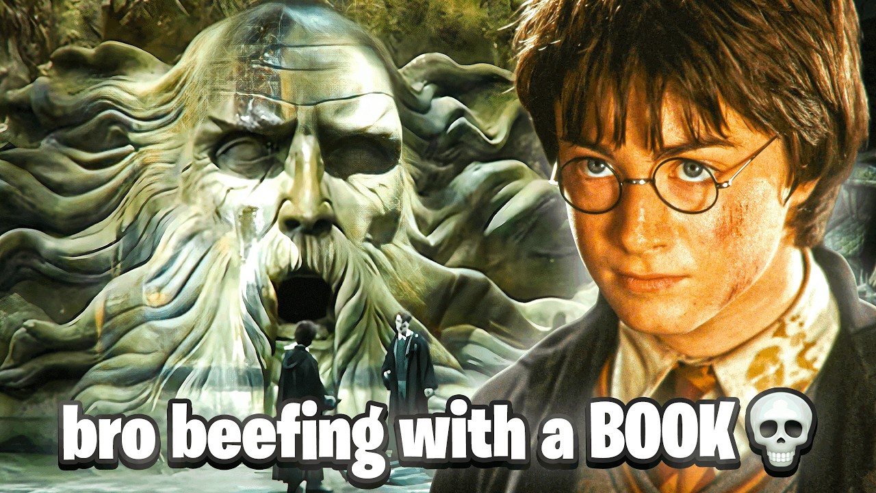 that one time HARRY POTTER's BIGGEST OPP was a BOOK 📕💀 in the CHAMBER OF SECRETS