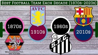 Best Football Team EVERY Decade (1870s-2020s)