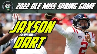 Jaxson Dart 2022 Ole Miss Spring Game