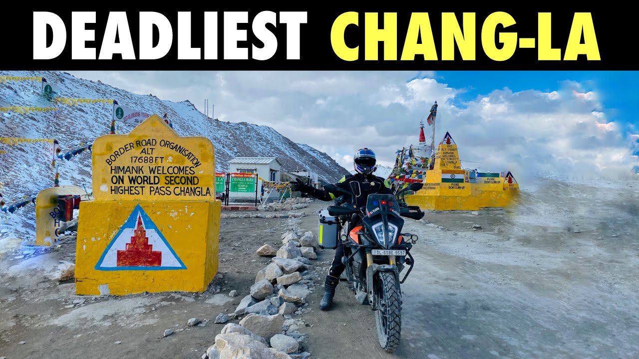 Crossing the DEADLIEST CHANGLA PASS [ep16] Band BAJ Gayi | KHARDUNG LA se bhi UPAR | SJ VLOGS
