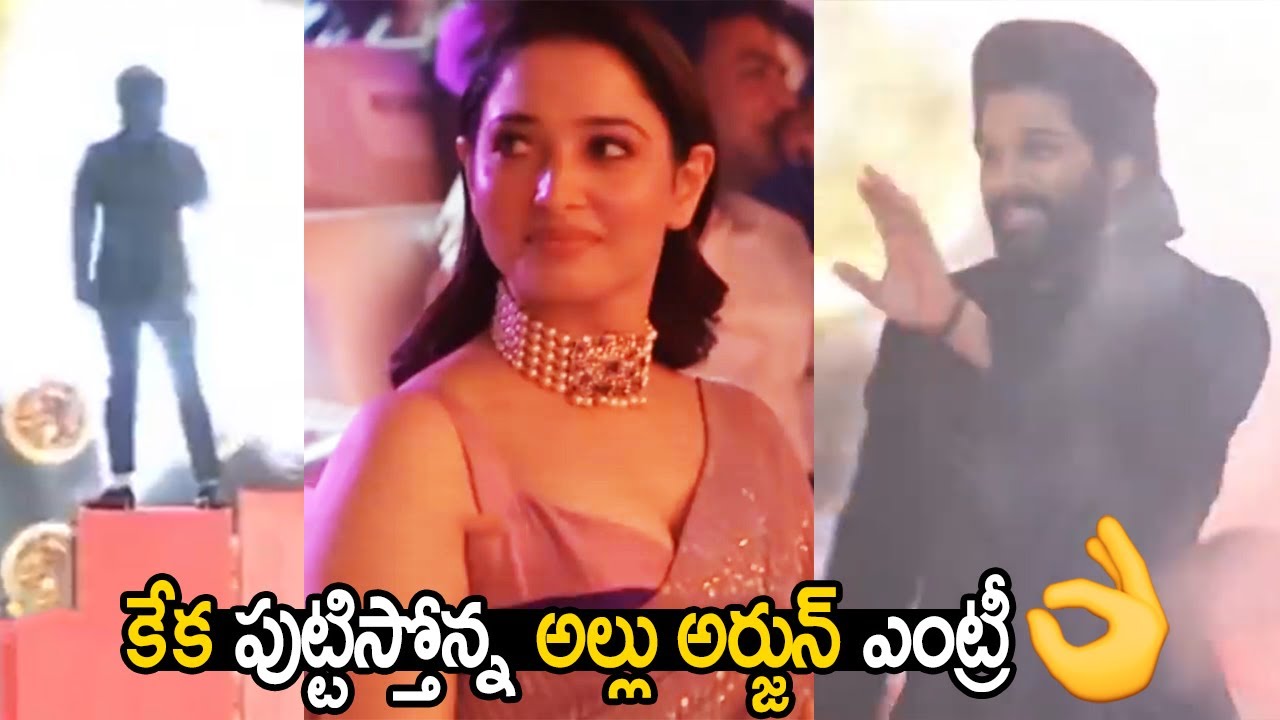 Allu Arjun Mind Blowing Entry At 