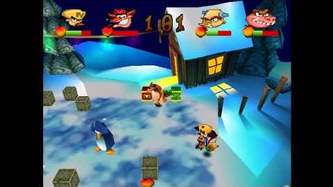 Crash Bash - Snow Bash Platinum Relic (Co-op with PR)