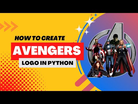 How to make "Avengers logo" with python turtle #avengers #pythonprogramming #pythontutorial