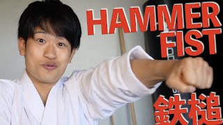 Karate Hammer Fist Strike Tutorial｜Tettsui Uchi 鉄槌打ち