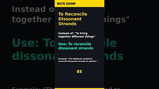 IELTS Band 9: Reconcile Dissonant Strands