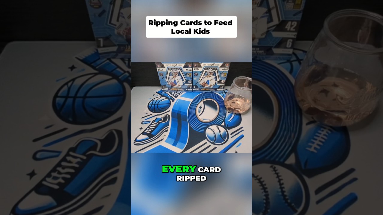 Ripping Sports Cards for Charity 💙 A New Chapter Starts Now! 