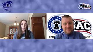 Csac Friday Feature A Sit Down With Centenary Softball Student-Athlete Courtney Deloughery