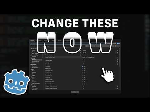 Change These Godot Settings to Make Your Game Run FAST