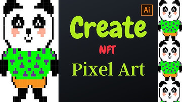 Create NFT Pixel Art Tutorial in Illustrator (EASY WAY)