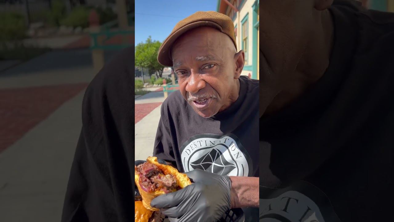 El Paso Brisket Burger at DESTINATION SMOKEHOUSE in Hemet California 