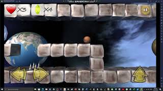 Level 1 "Planet Ball Bounce" android ball game screenshot 2