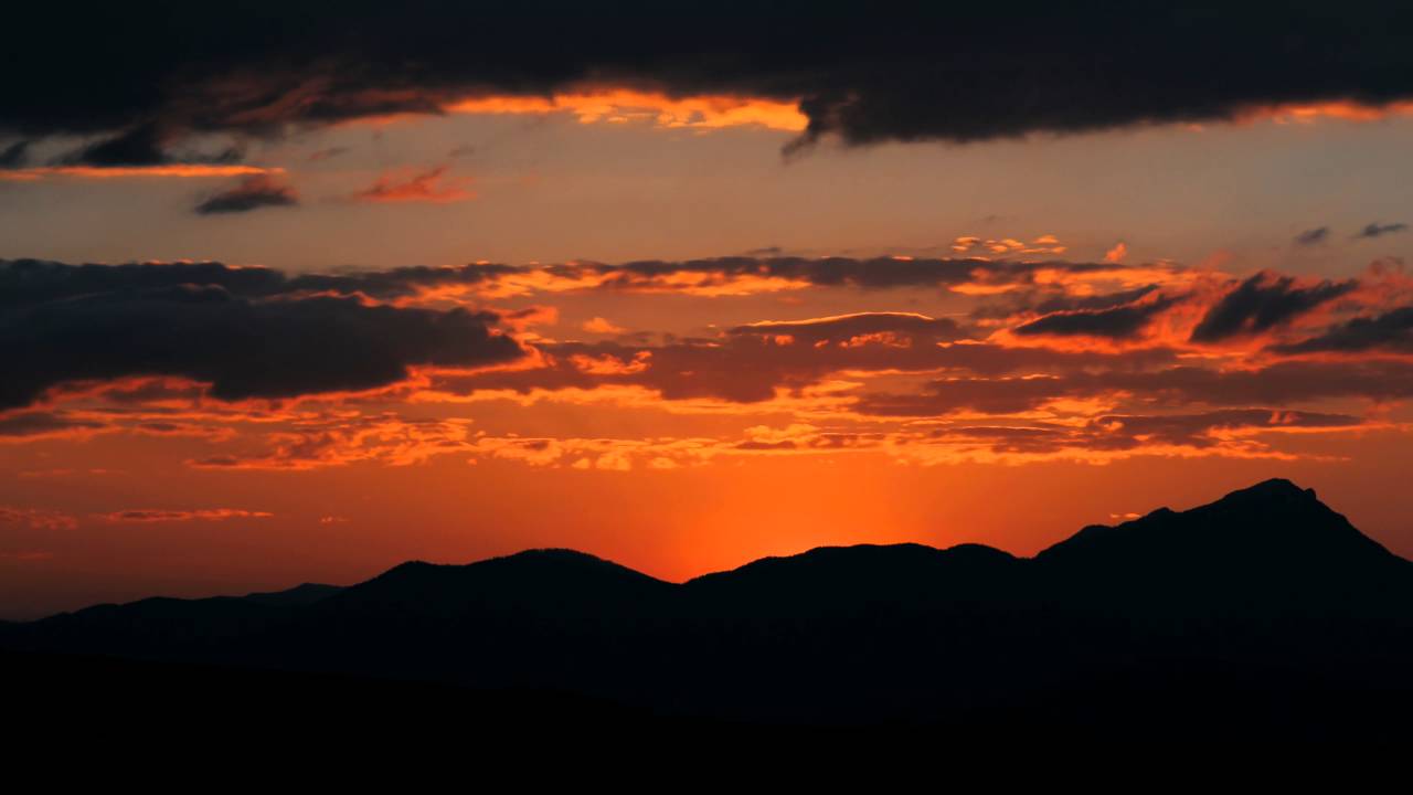 Timelapse Liptov / Choc / sunset 4k - YouTube