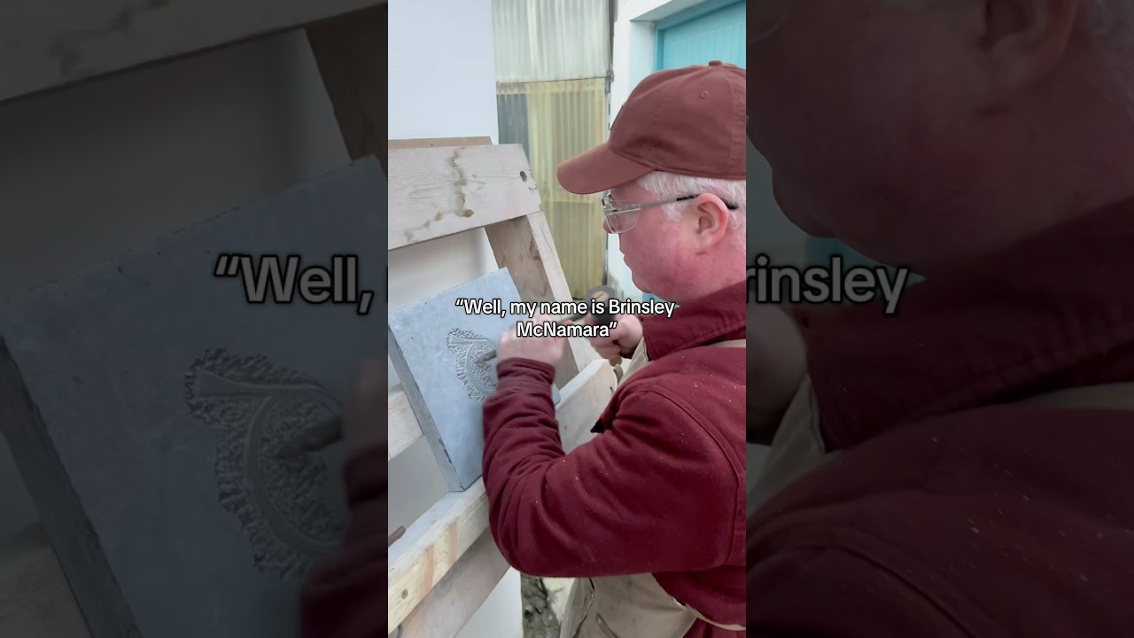 Traditional Irish stone mason