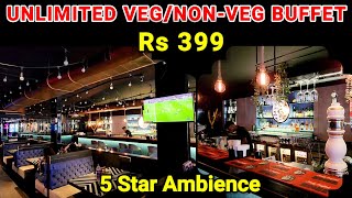 Unlimited Veg and Non-Veg Buffet | All Days | Rs 399 | 5 star Ambience | #Yard64 - Value for Money
