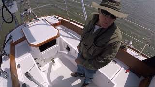 Electric VS Gas Outboard Sea Trials Cape Dory 36 Refit Part 4
