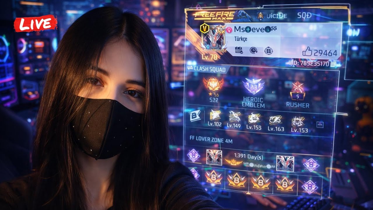 Angelic Ring Spin Free Fire Live🥳 | FF LOVER ZONE | 