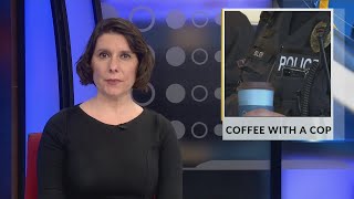 Bismarck police back with Coffee with a Cop for 4th time this year