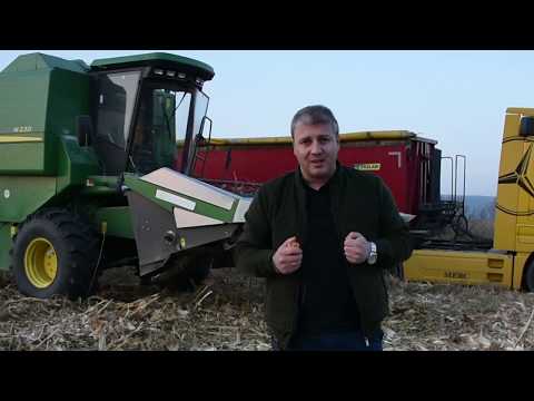 JOHN DEERE კომბაინი test drive