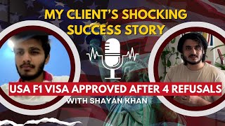 Unbelievable Usa F1 Visa Succes Story 4 Time Refused From Usa Then I Helped Him F1 Visa Approved 