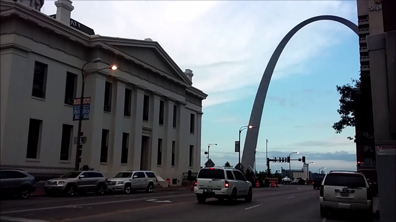 Going Inside the St. Louis Arch At Night! - YouTube